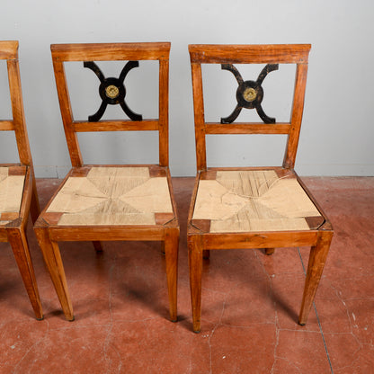 Set 4 Sedie Da Restaurare Completamente