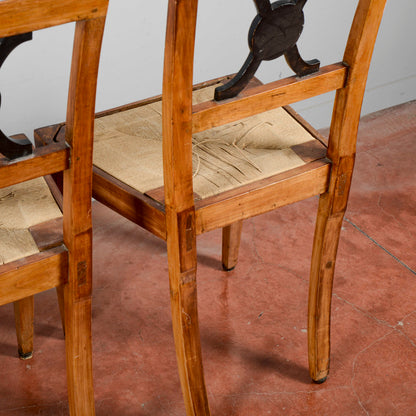 Set 4 Sedie Da Restaurare Completamente