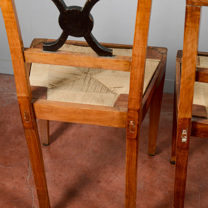 Set 4 Sedie Da Restaurare Completamente