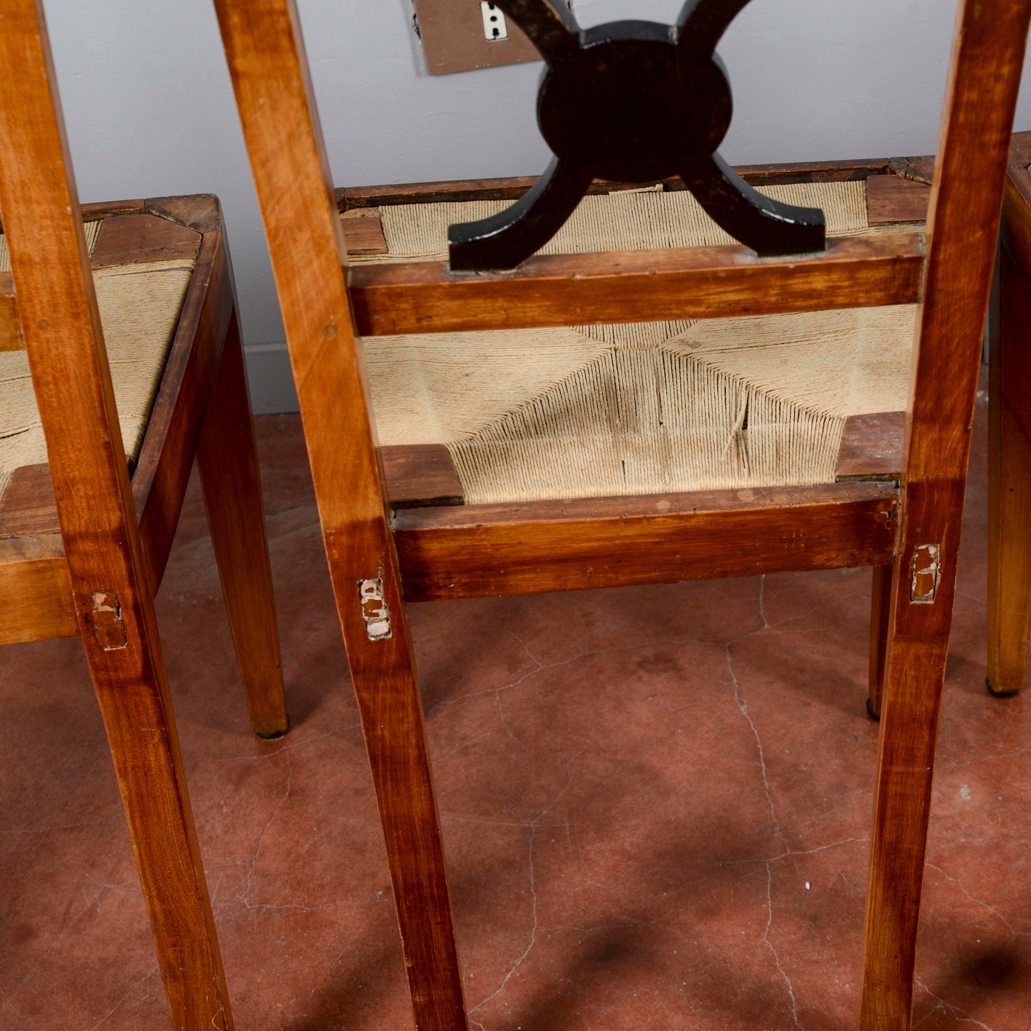 Set 4 Sedie Da Restaurare Completamente