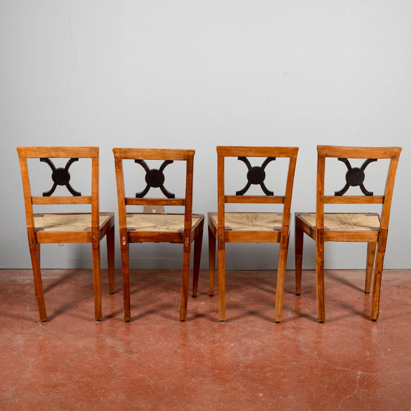 Set 4 Sedie Da Restaurare Completamente