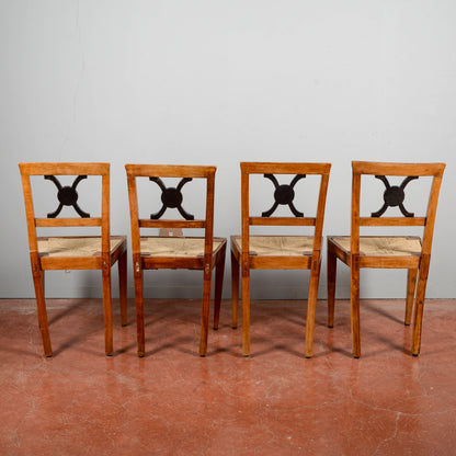 Set 4 Sedie Da Restaurare Completamente