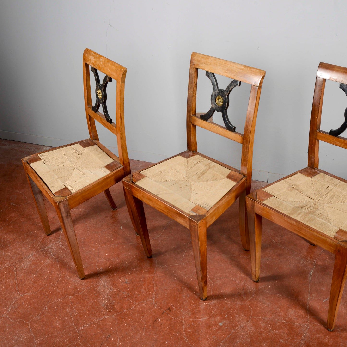 Set 4 Sedie Da Restaurare Completamente
