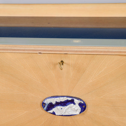 Credenza Ico Parisi 1960s Con Maniglie Ginori