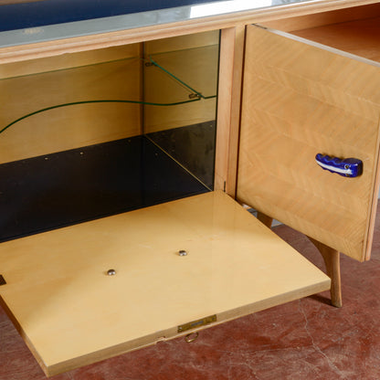 Credenza Ico Parisi 1960s Con Maniglie Ginori
