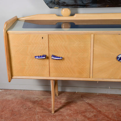 Credenza Ico Parisi 1960s Con Maniglie Ginori