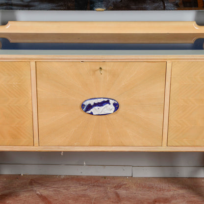Credenza Ico Parisi 1960s Con Maniglie Ginori