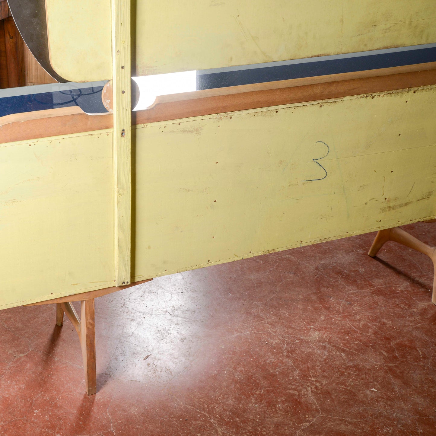 Credenza Ico Parisi 1960s Con Maniglie Ginori
