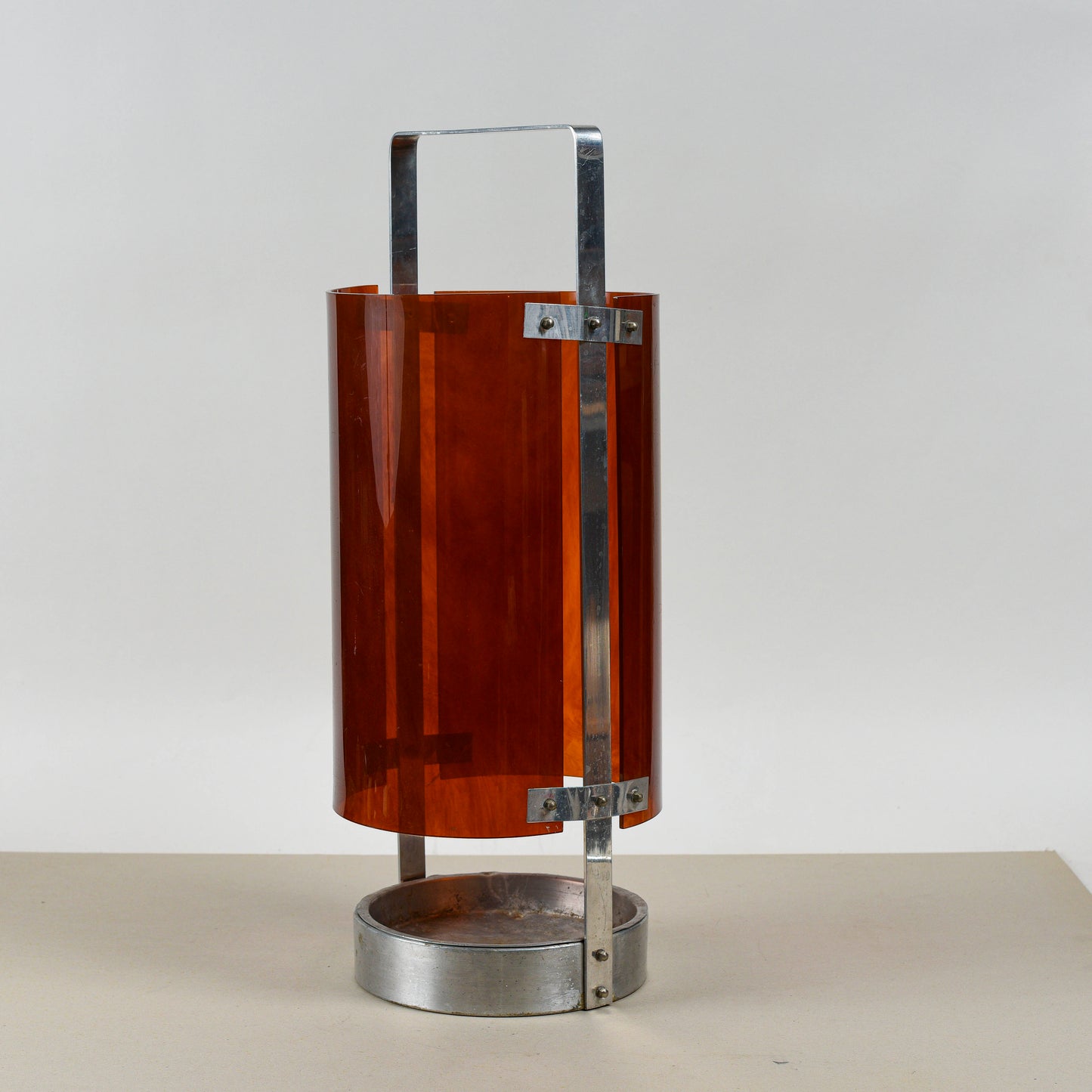Porta Ombrelli In Metallo E Plexiglass Vintage Design Design Fontana