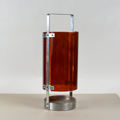 Porta Ombrelli In Metallo E Plexiglass Vintage Design Design Fontana