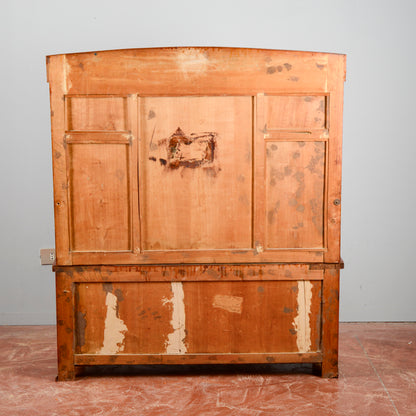 Panca Con Braccioli Art Deco Intagliata