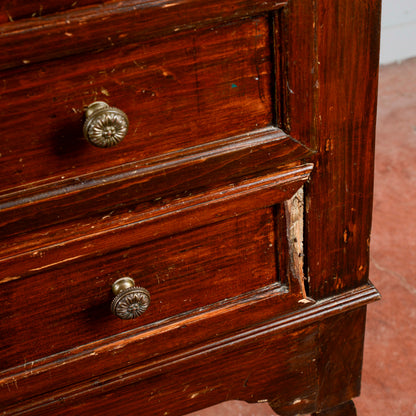 Ribalta Antica In Legno Di Abete Italia Secolo XVIII