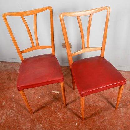 Coppia Sedie Vilpelle Rossa