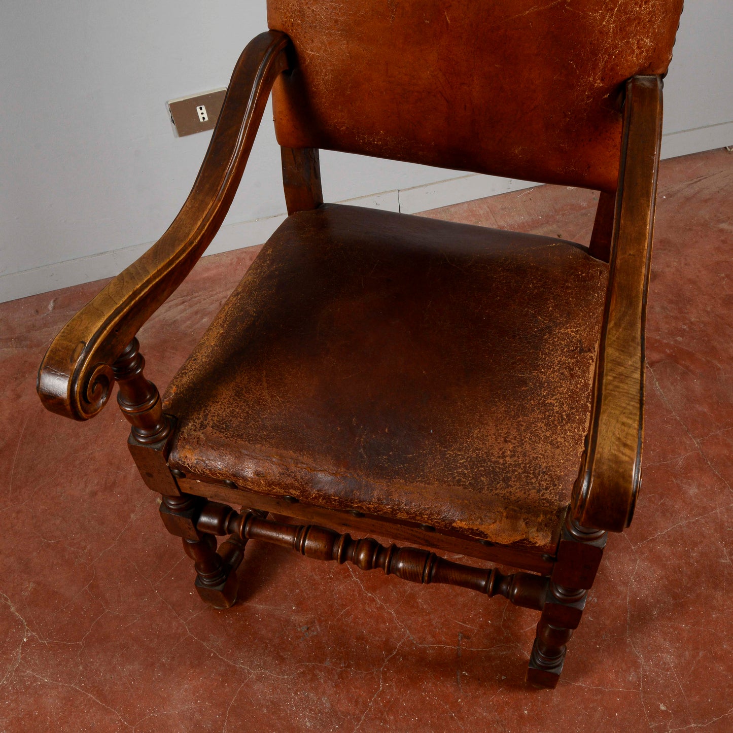 Poltrona Barocca Antica Epoca 800