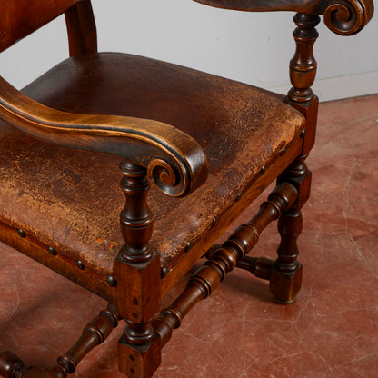 Poltrona Barocca Antica Epoca 800