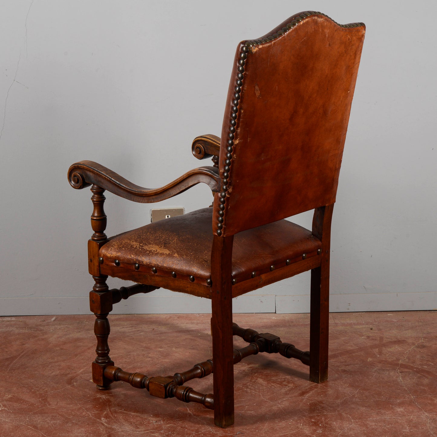 Poltrona Barocca Antica Epoca 800