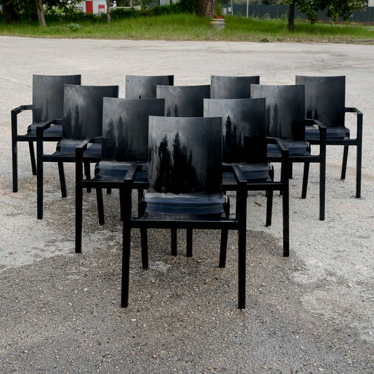 Set 10 Sedie Driade Deville Sedia Poltroncina By Christophe Pille