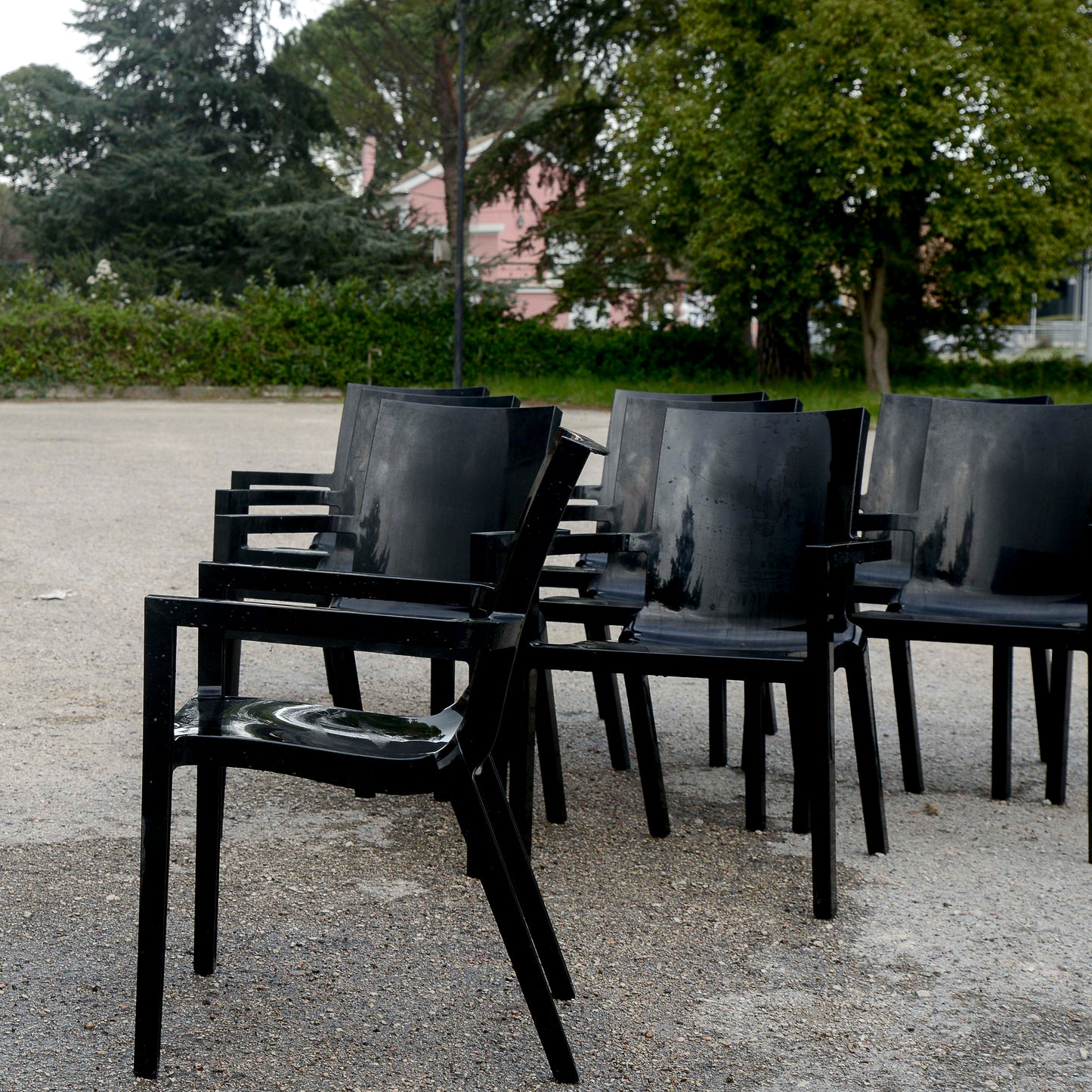 Set 10 Sedie Driade Deville Sedia Poltroncina By Christophe Pille