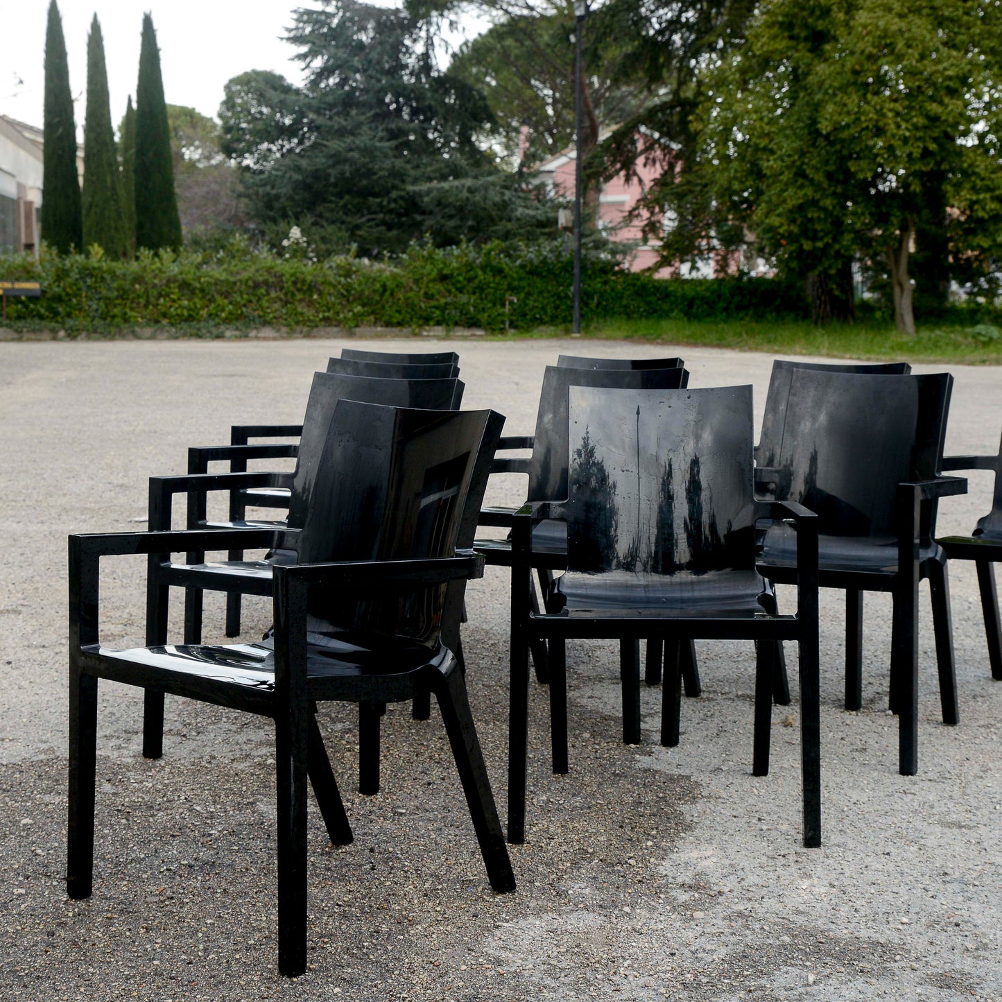 Set 10 Sedie Driade Deville Sedia Poltroncina By Christophe Pille
