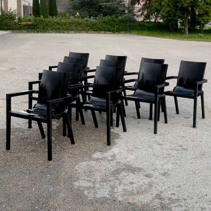 Set 10 Sedie Driade Deville Sedia Poltroncina By Christophe Pille