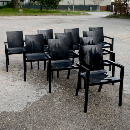 Set 10 Sedie Driade Deville Sedia Poltroncina By Christophe Pille