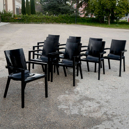 Set 10 Sedie Driade Deville Sedia Poltroncina By Christophe Pille