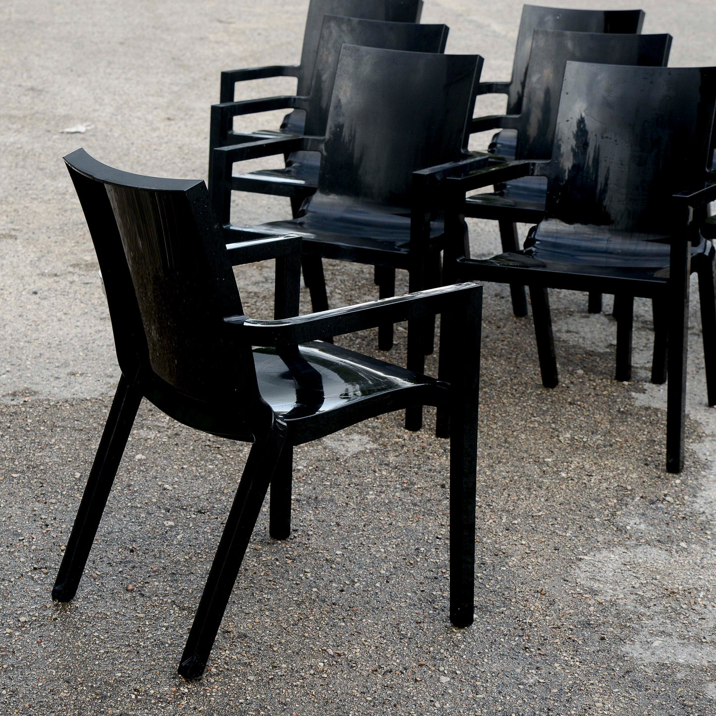 Set 10 Sedie Driade Deville Sedia Poltroncina By Christophe Pille