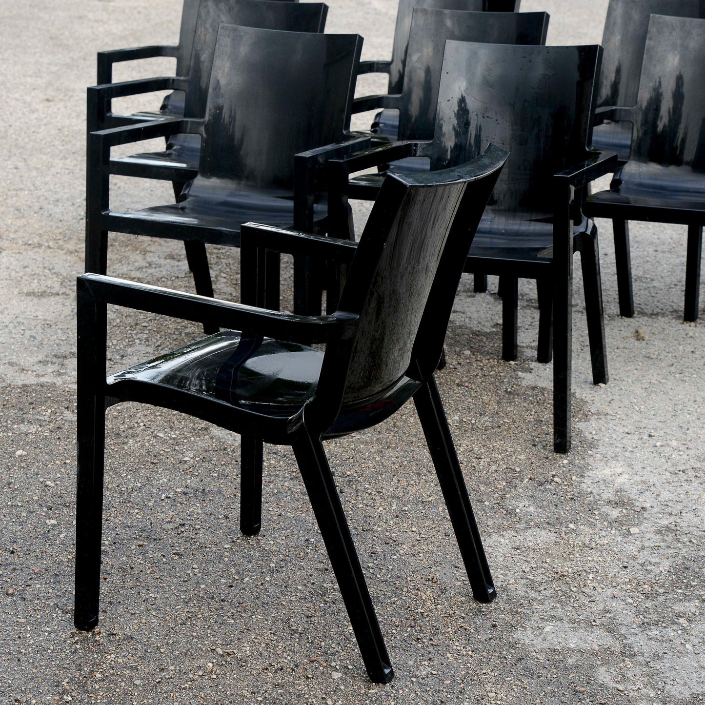 Set 10 Sedie Driade Deville Sedia Poltroncina By Christophe Pille