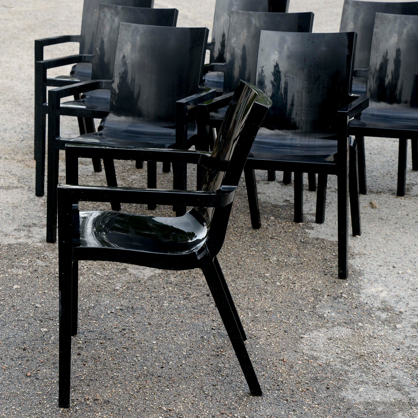 Set 10 Sedie Driade Deville Sedia Poltroncina By Christophe Pille