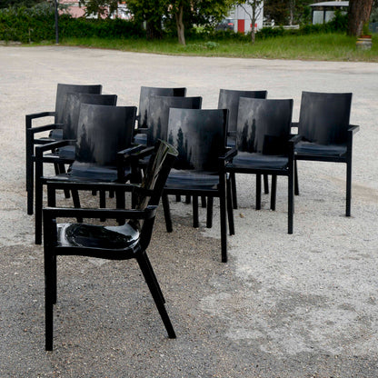 Set 10 Sedie Driade Deville Sedia Poltroncina By Christophe Pille