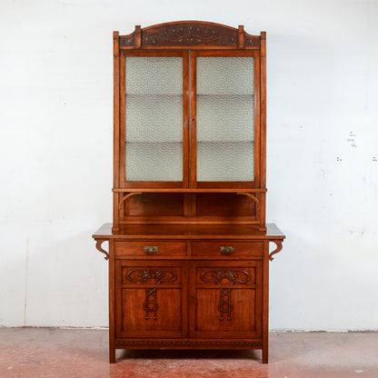 Credenza Due Corpi Vetrina Piattaia