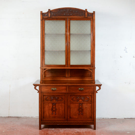 Credenza Due Corpi Vetrina Piattaia