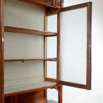 Credenza Due Corpi Vetrina Piattaia