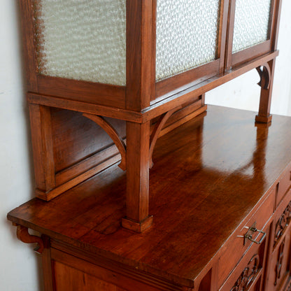 Credenza Due Corpi Vetrina Piattaia