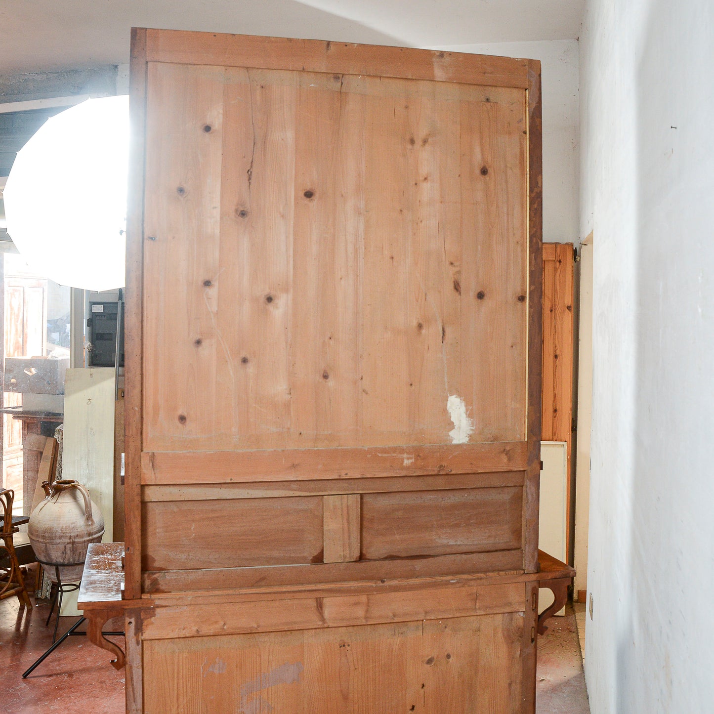 Credenza Due Corpi Vetrina Piattaia