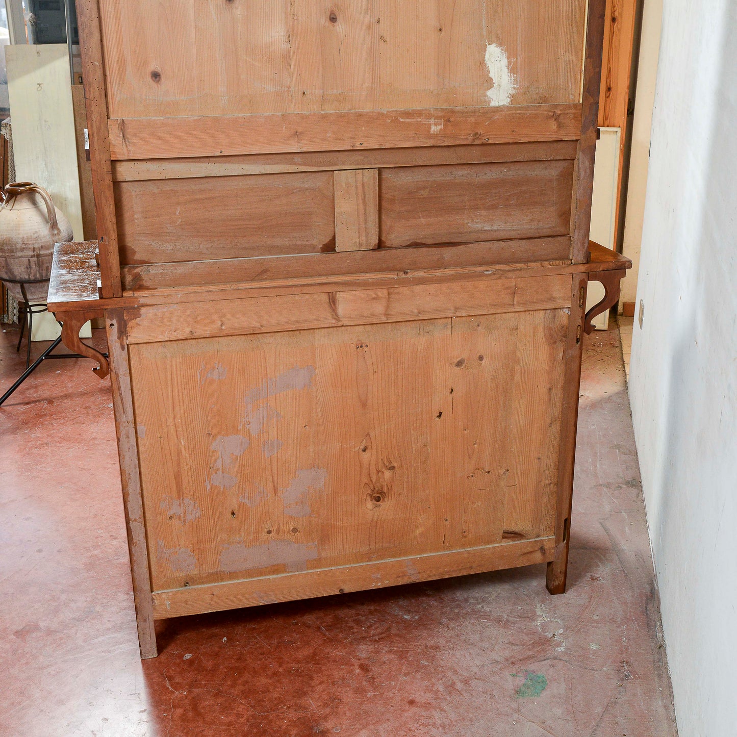 Credenza Due Corpi Vetrina Piattaia
