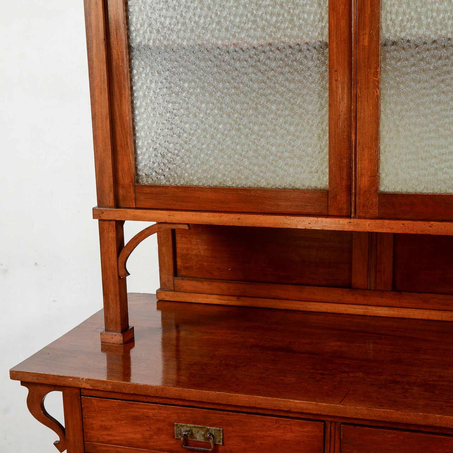 Credenza Due Corpi Vetrina Piattaia