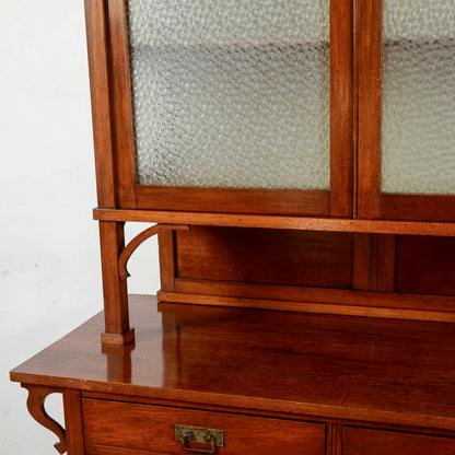 Credenza Due Corpi Vetrina Piattaia