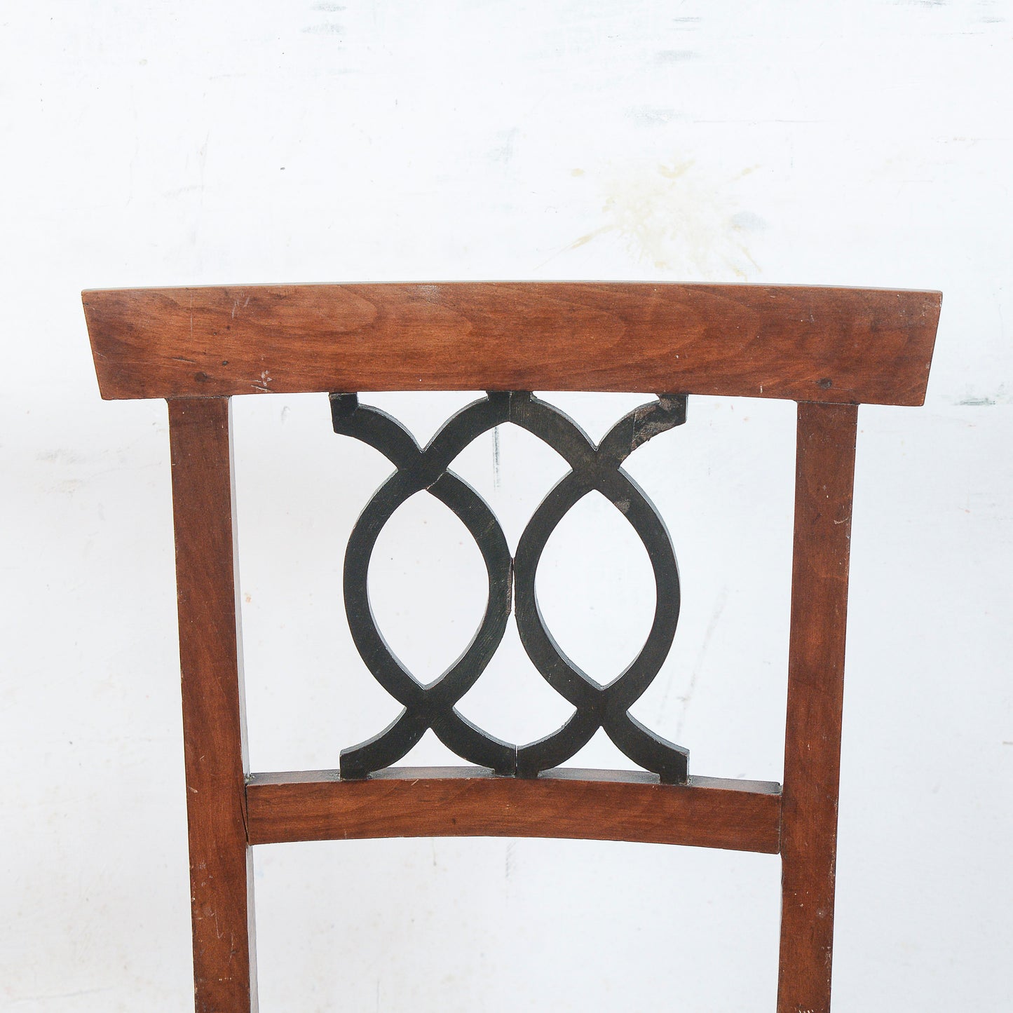Sedia in stile 700 con seduta in rafia misure 46.5 x 44 x h 96 x h sed 48