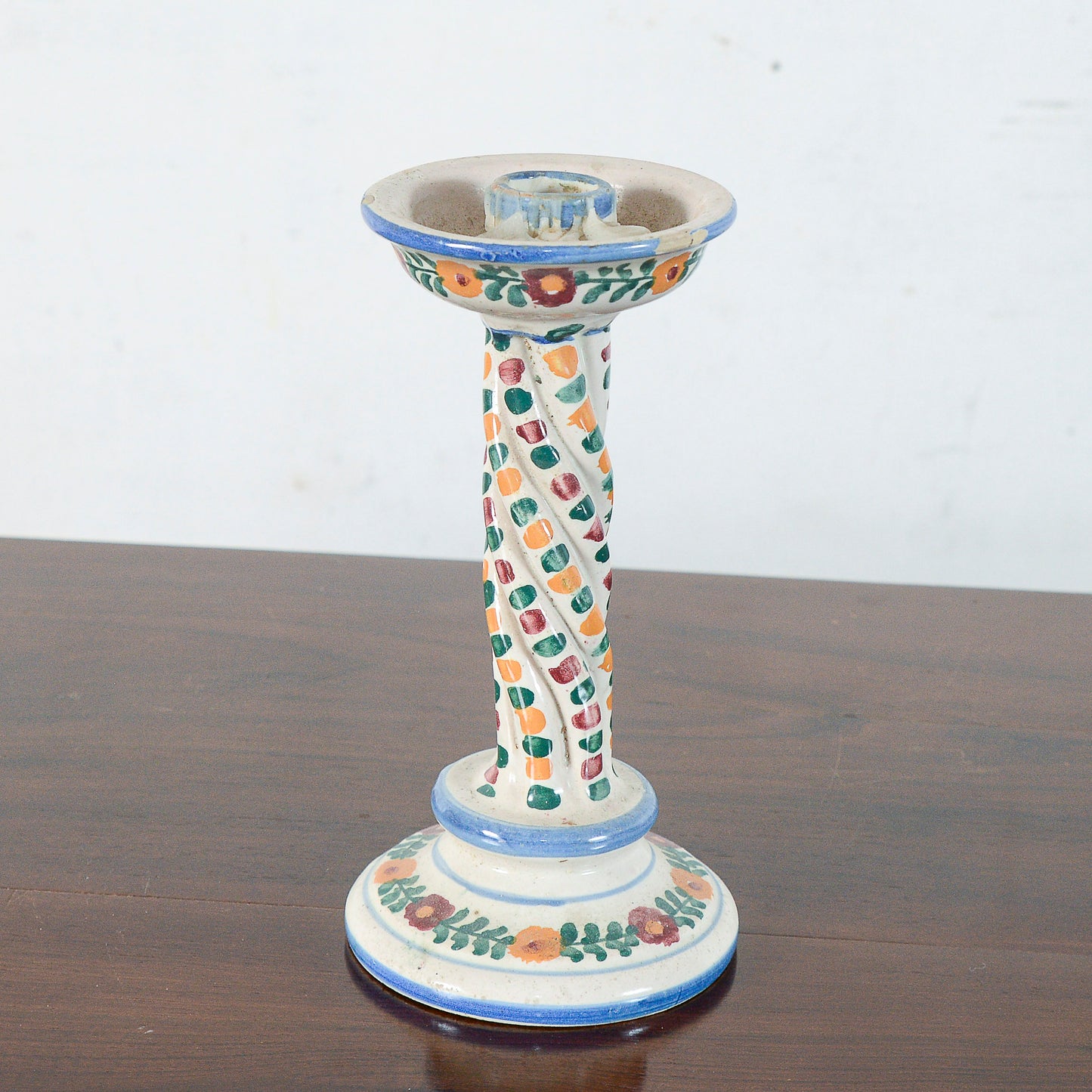 Portacandela ceramica castelli