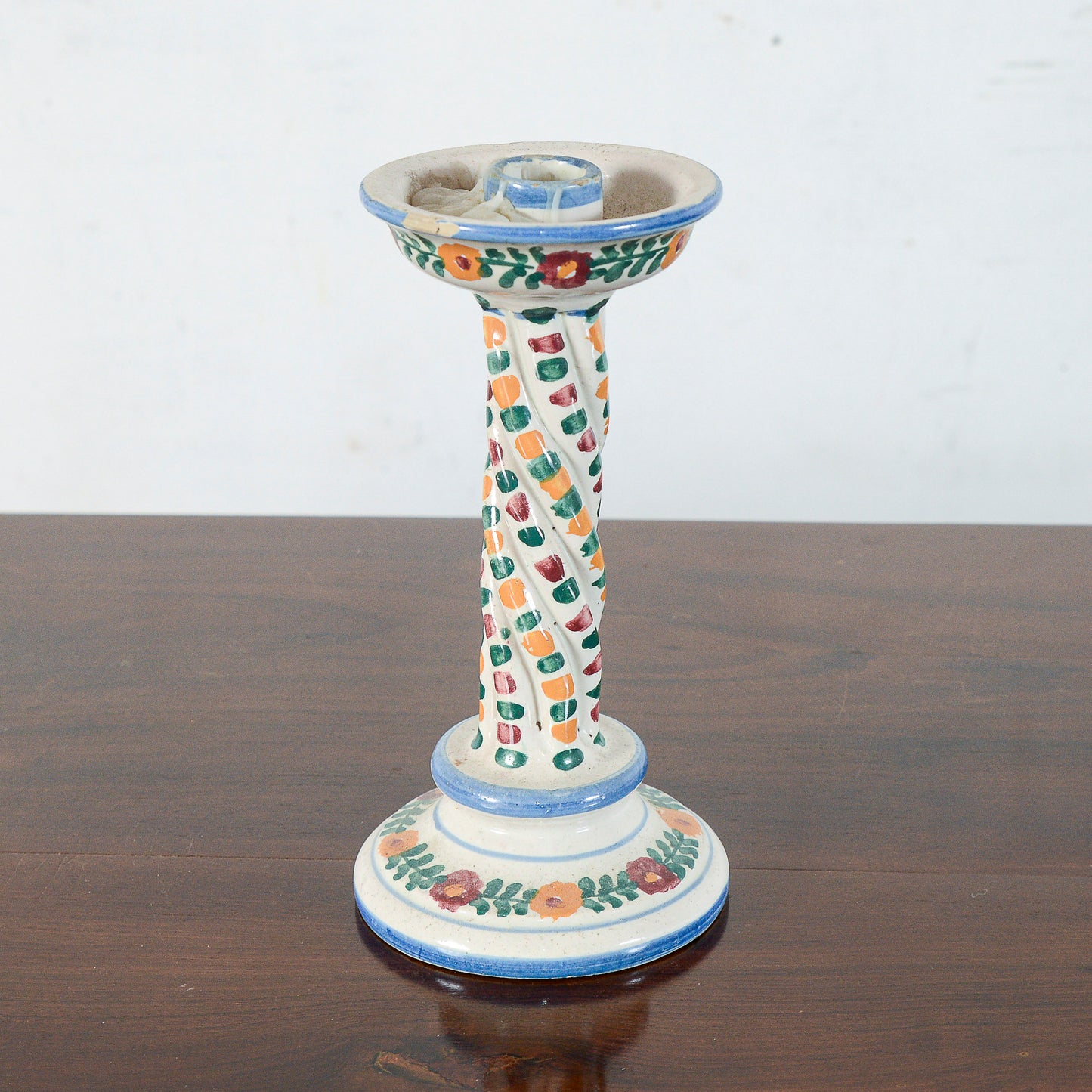 Portacandela ceramica castelli