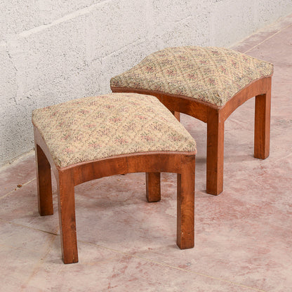Coppia sgabelli art deco da rifoderare