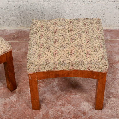 Coppia sgabelli art deco da rifoderare