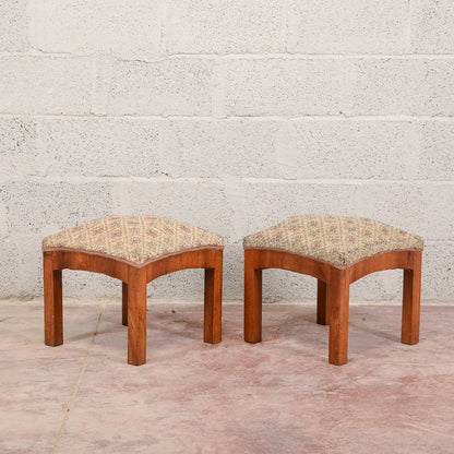 Coppia sgabelli art deco da rifoderare