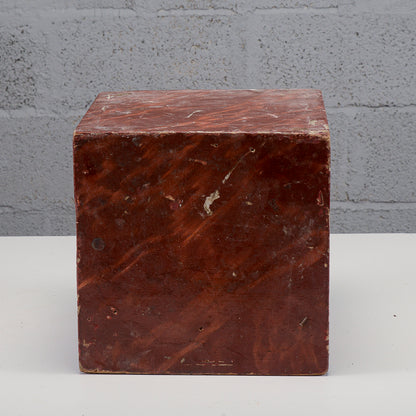 Cubo laccato base da appoggio