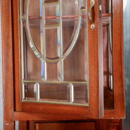 Credenza a 2 corpi con specchio e 2 cassetti