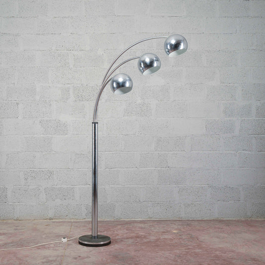 Lampada da terra di Gofferdo Reggiani 3 luci