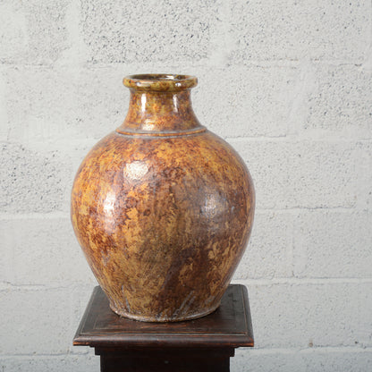 Rustica anfora giara terracotta smaltata Italia inizio XX secolo