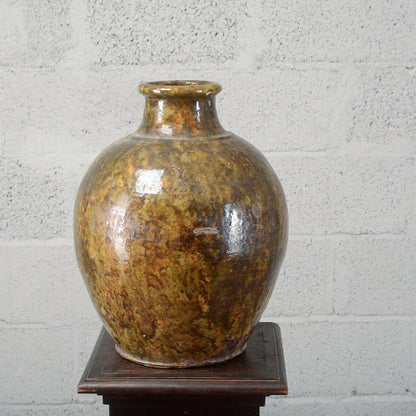 Rustica anfora giara terracotta smaltata Italia inizio XX secolo