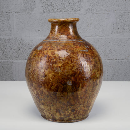 Rustica anfora giara terracotta smaltata Italia inizio XX secolo